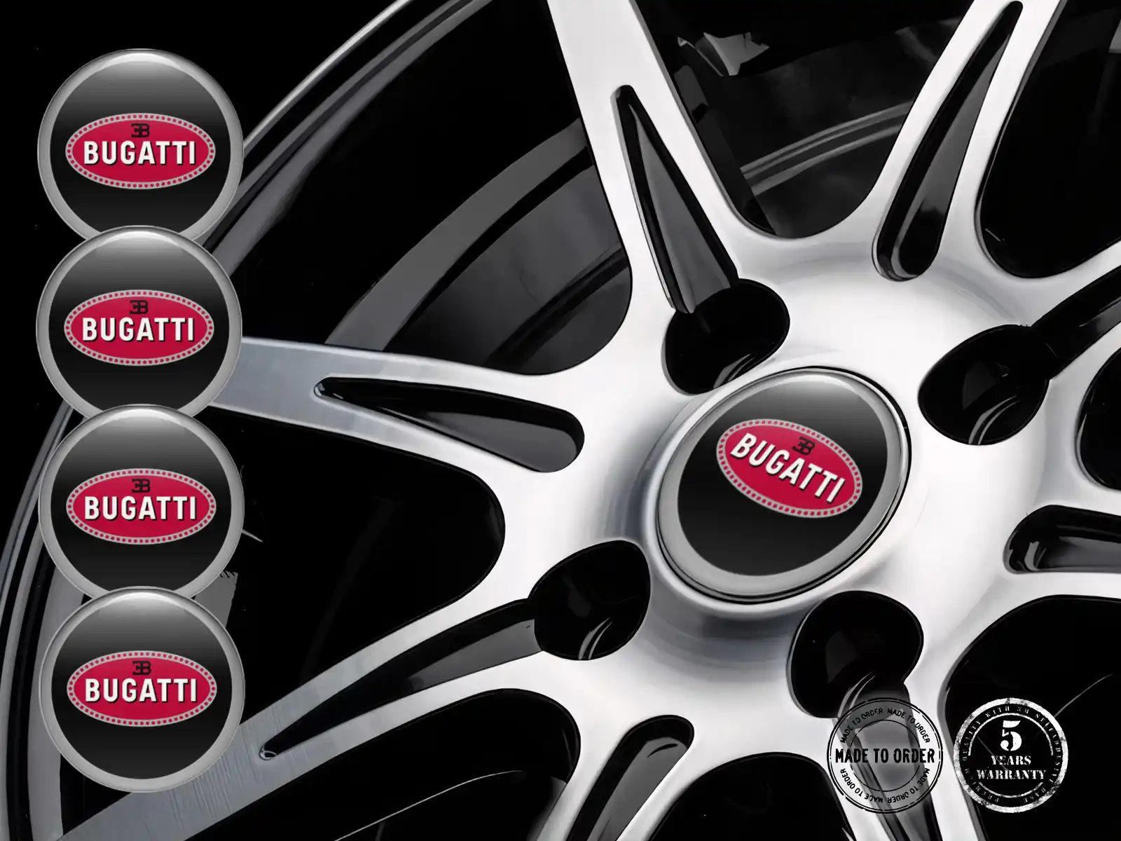 Bugatti Radembleme Stil Exklusiv Cosmic Drift Path